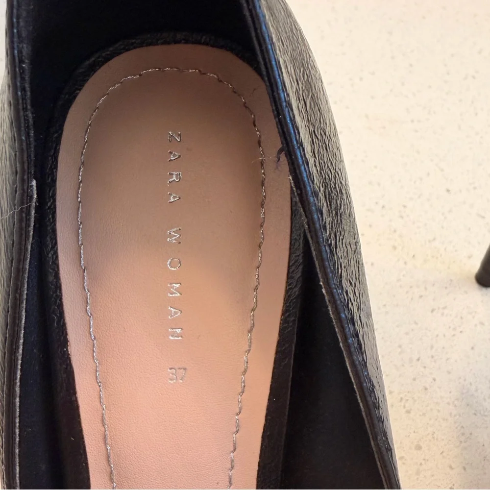Zara Elegant Black Women's Pumps - Picture 3 of 9